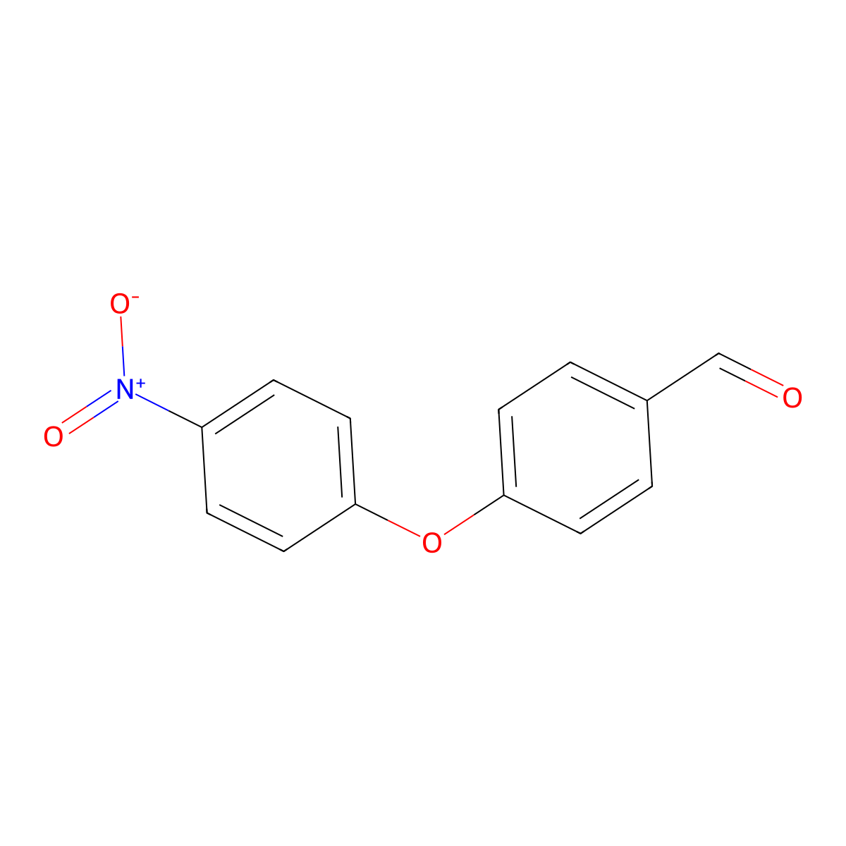 4-(4-Nitrophenoxy)benzaldehyde molecular structure, CAS 50961-54-1