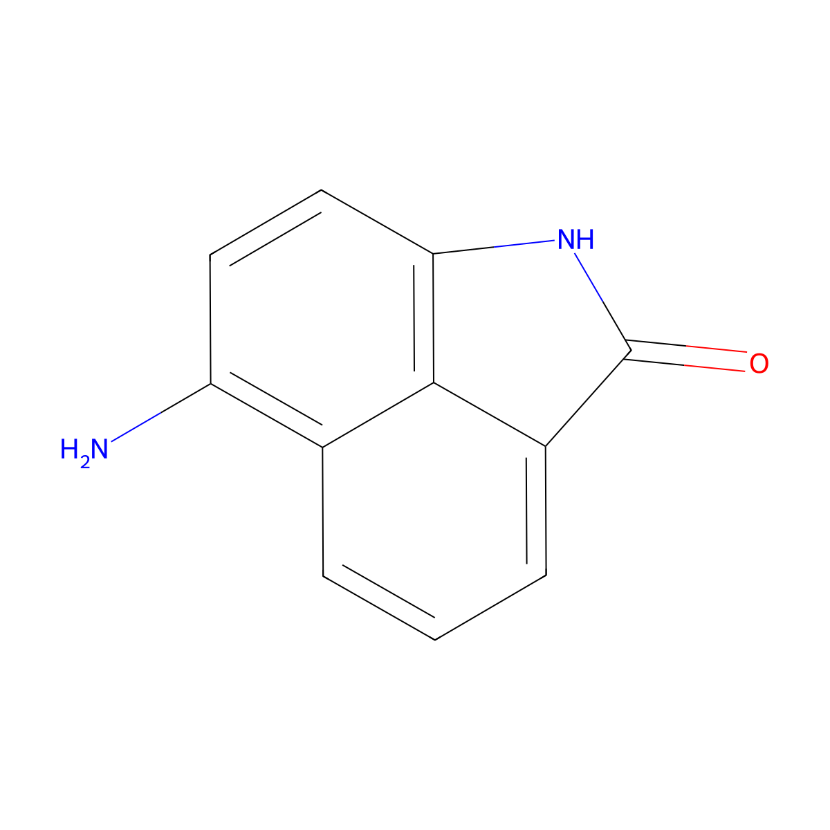 6-aminobenzo[cd]indol-2(1H)-one molecular structure, CAS 50964-11-9