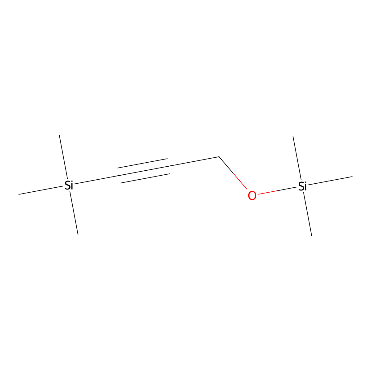 Silane, trimethyl[3-[(trimethylsilyl)oxy]-1-propynyl]- molecular structure, CAS 50965-66-7