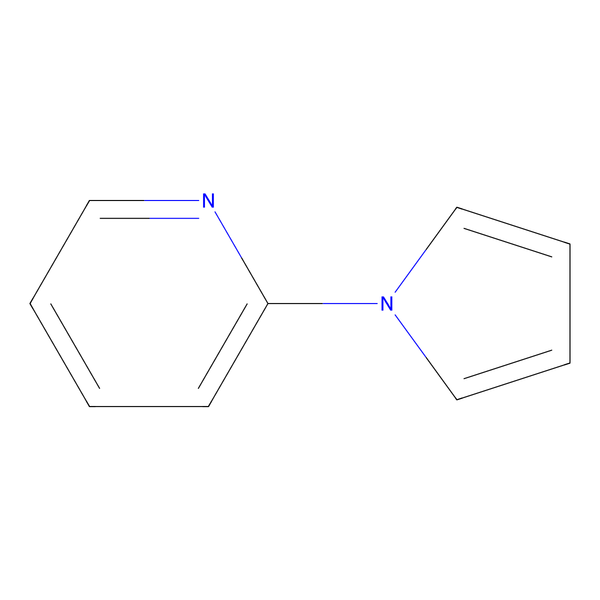2-(1H-pyrrol-1-yl)pyridine molecular structure, CAS 50966-74-0