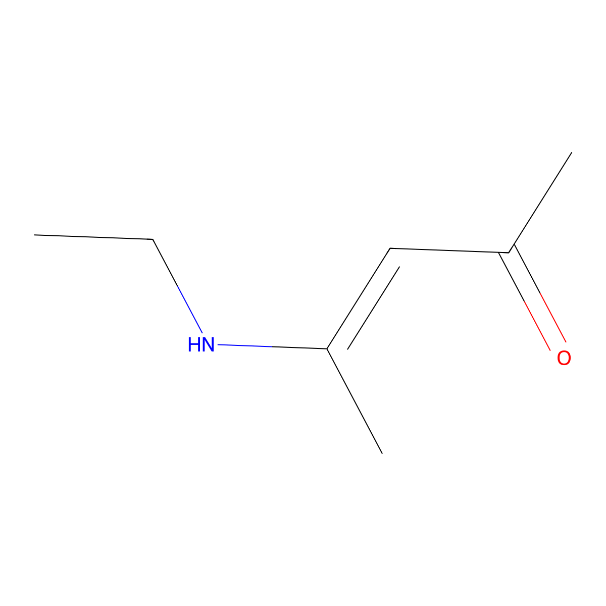 4-(Ethylamino)pent-3-en-2-one molecular structure, CAS 50967-59-4