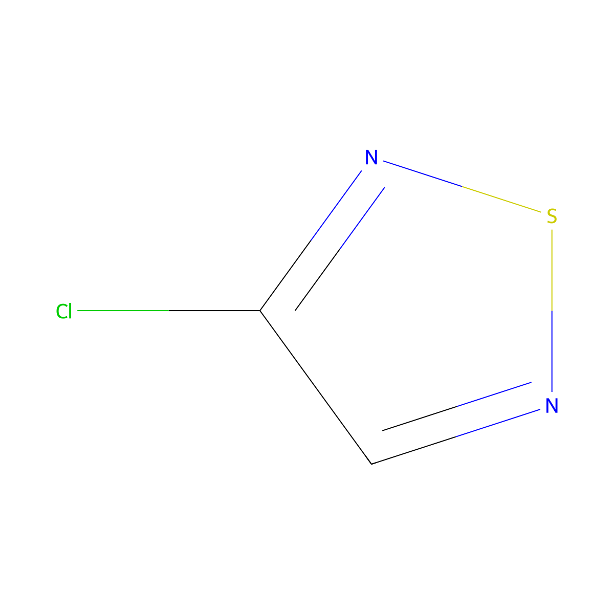3-Chloro-1,2,5-thiadiazole molecular structure, CAS 5097-45-0