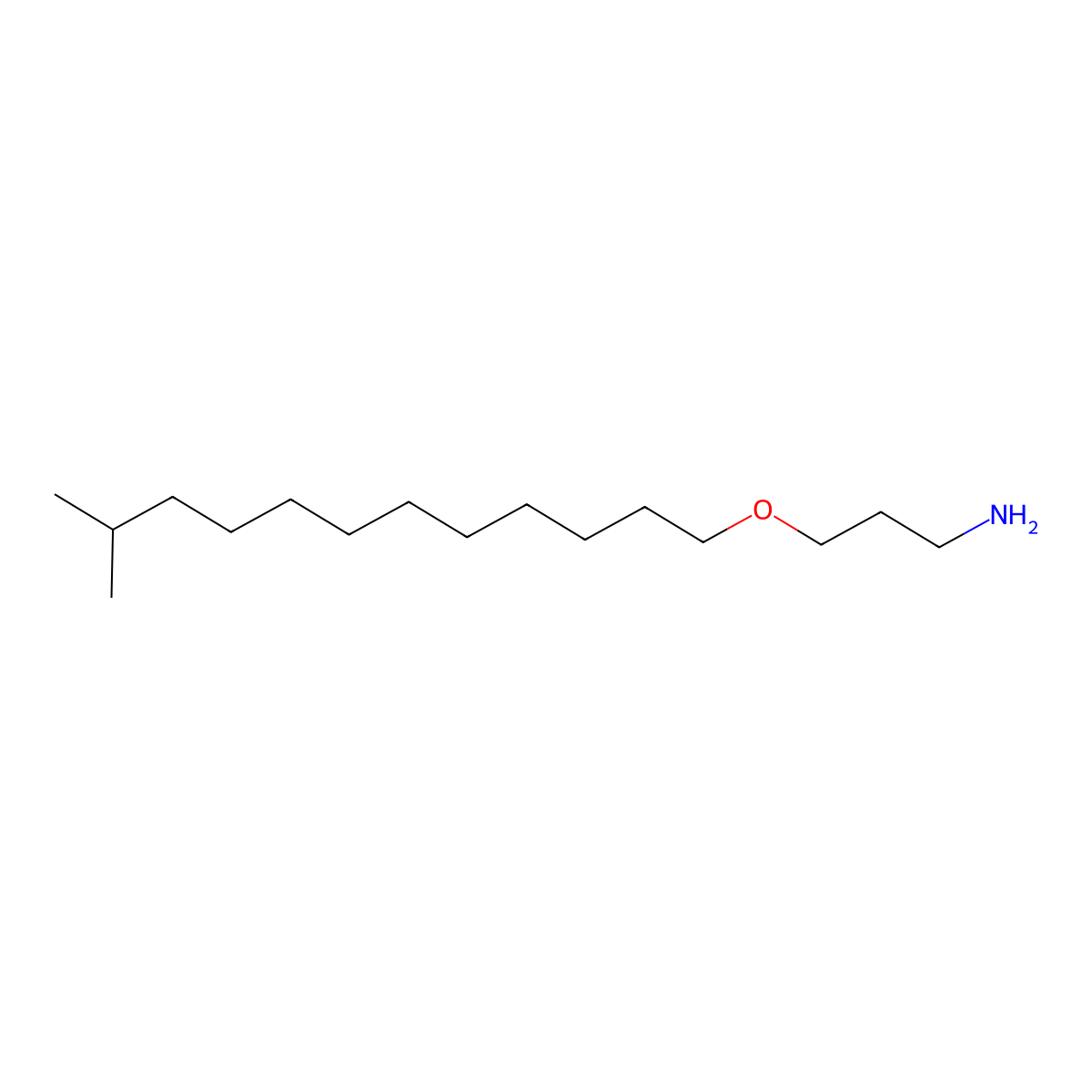3-(Isotridecyloxy)-1-propanamine molecular structure, CAS 50977-10-1