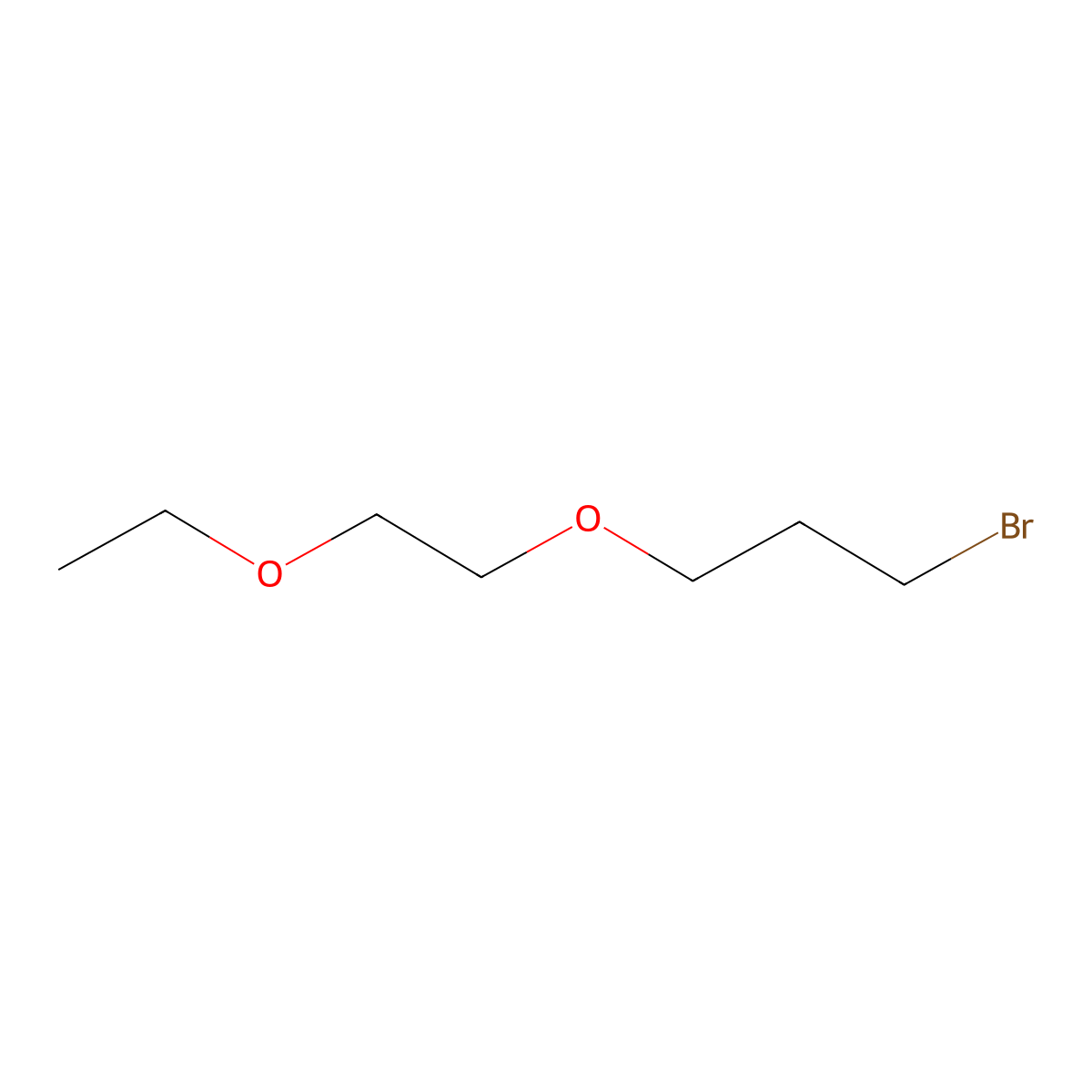1-Bromo-3-(2-ethoxyethoxy)propane molecular structure, CAS 50989-89-4