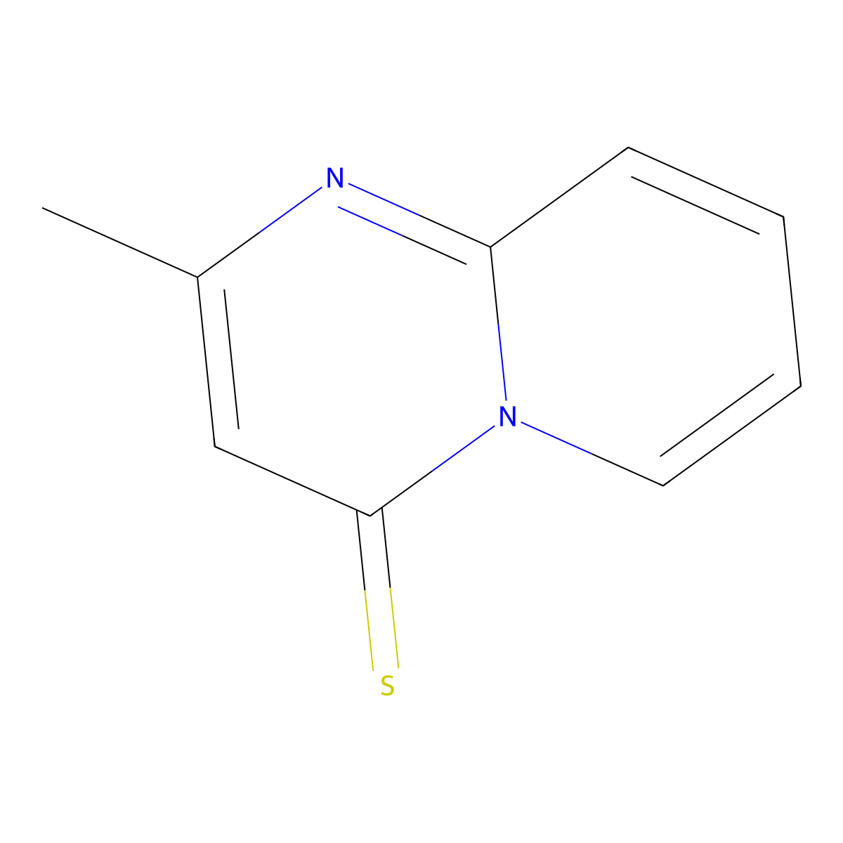 2-Methyl-4H-pyrido[1,2-a]pyrimidine-4-thione molecular structure, CAS 50993-74-3