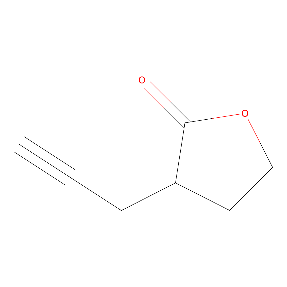 3-(Prop-2-yn-1-yl)oxolan-2-one molecular structure, CAS 50994-82-6