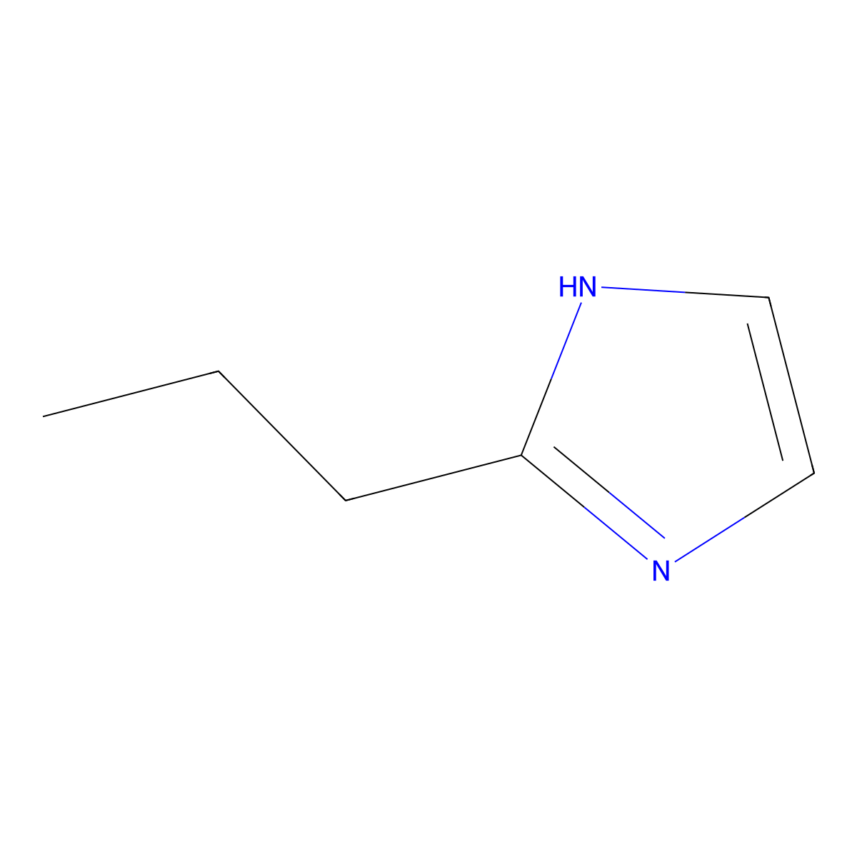 2-Propylimidazole molecular structure, CAS 50995-95-4