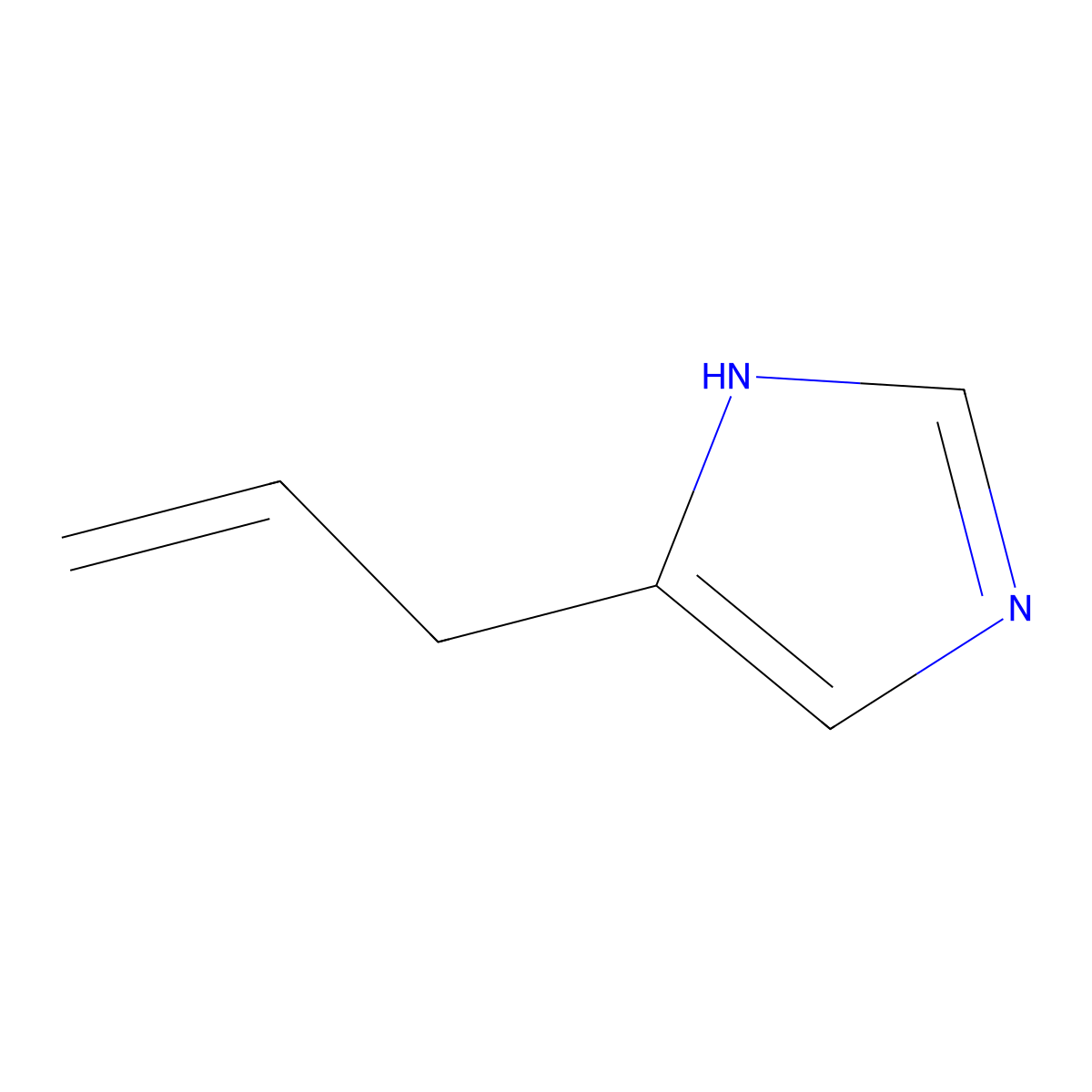 4-Allylimidazole molecular structure, CAS 50995-98-7