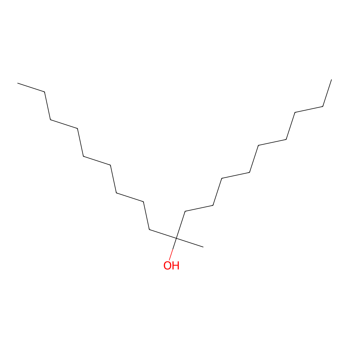 10-Methyl-10-nonadecanol molecular structure, CAS 50997-06-3