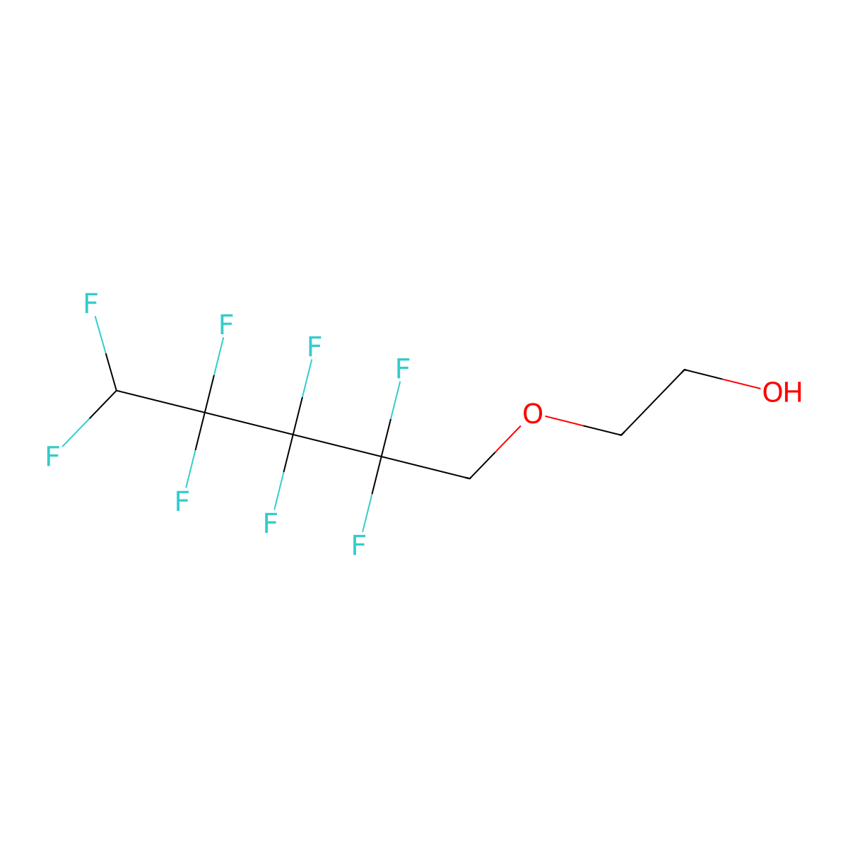 2-[(2,2,3,3,4,4,5,5-Octafluoropentyl)oxy]ethan-1-ol molecular structure, CAS 50997-69-8
