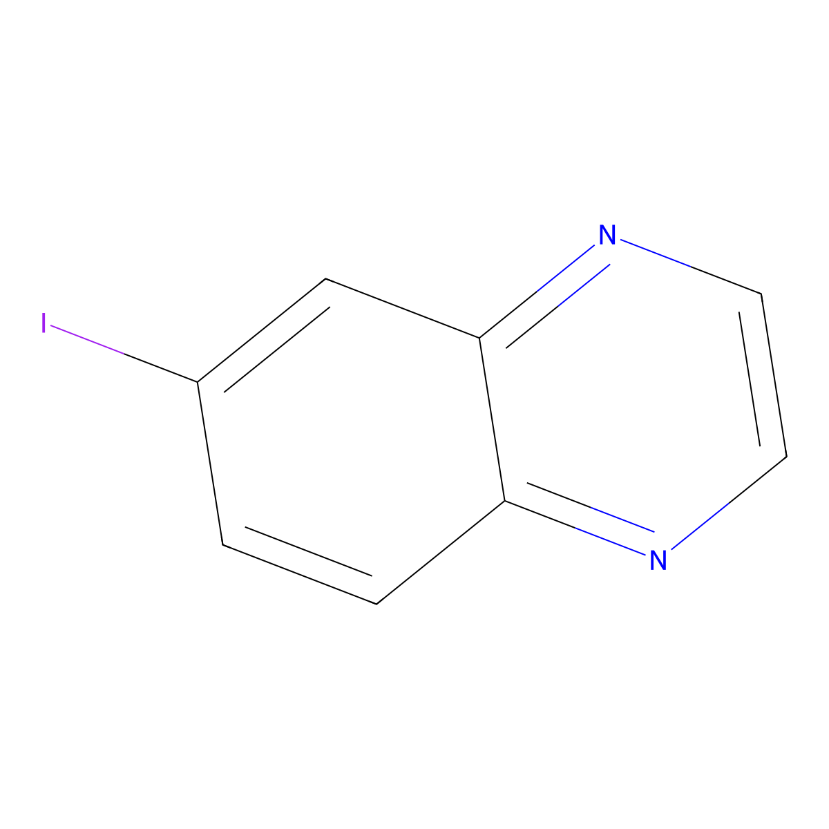 6-Iodoquinoxaline molecular structure, CAS 50998-18-0