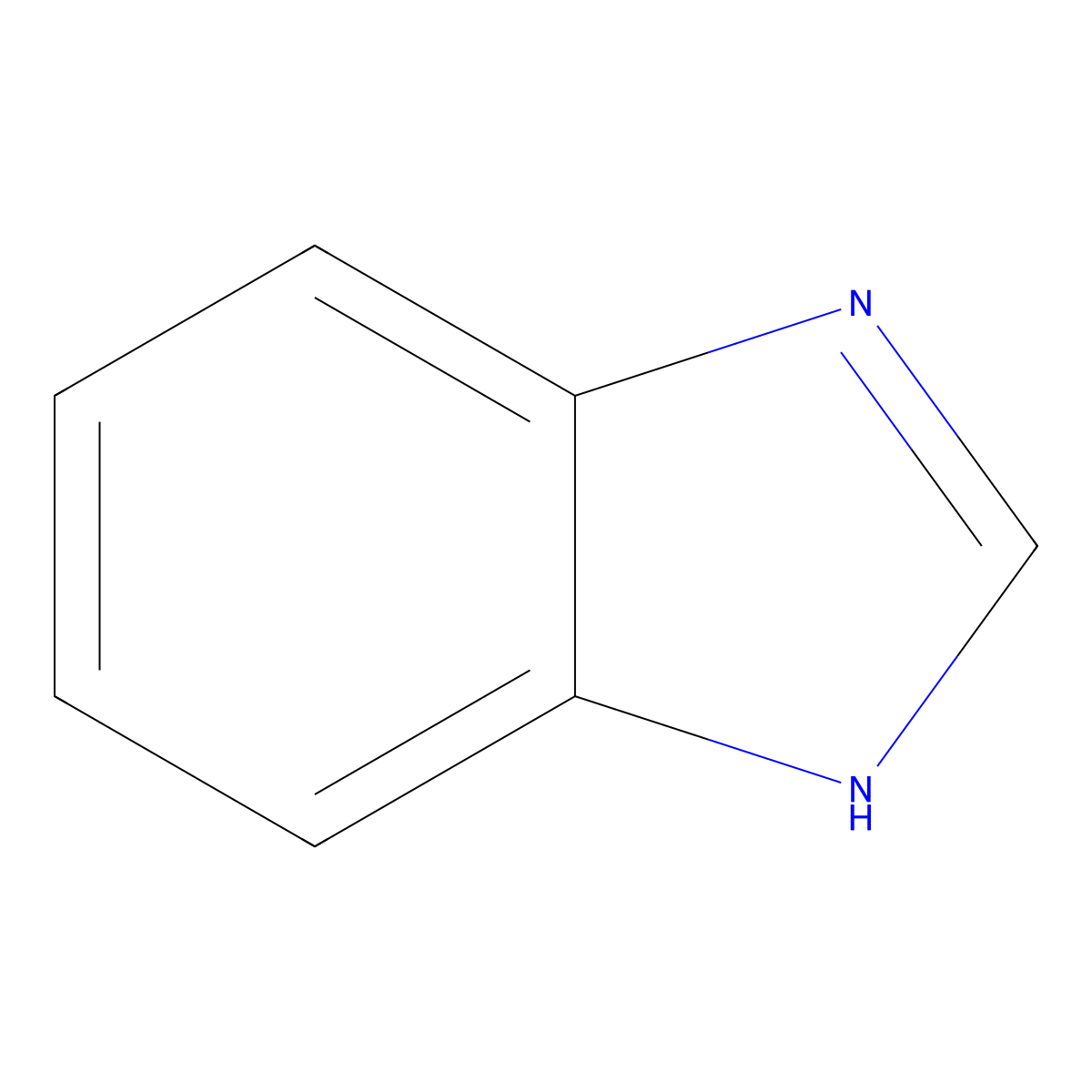 Benzimidazole molecular structure, CAS 51-17-2