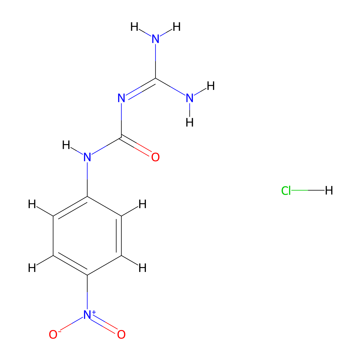 Nitroguanil molecular structure, CAS 51-58-1