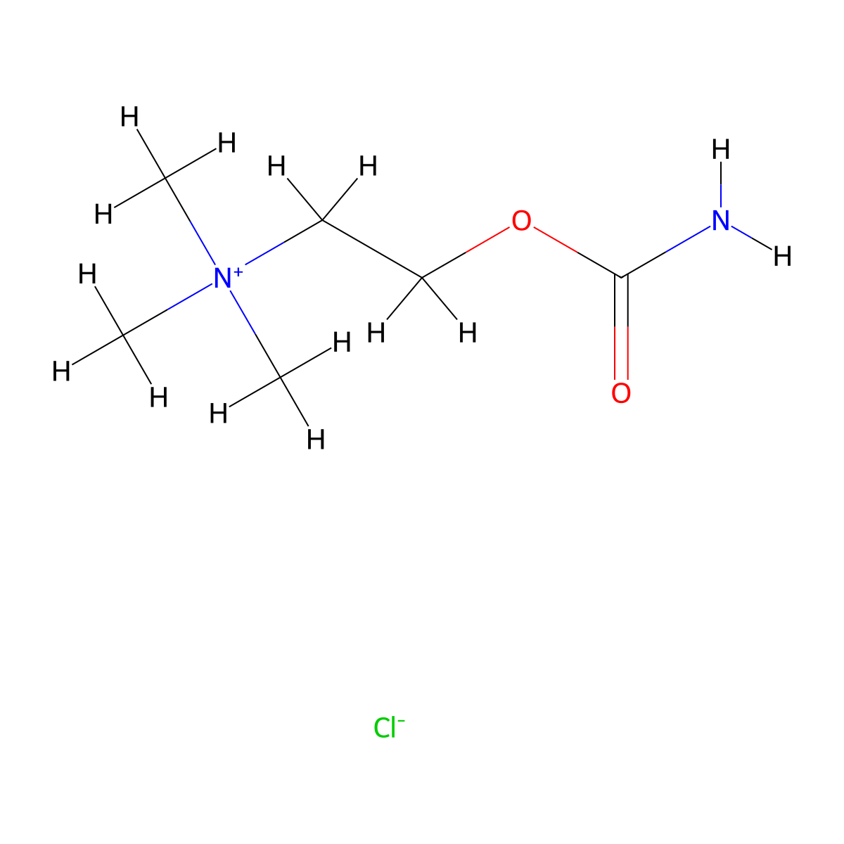 Carbachol molecular structure, CAS 51-83-2