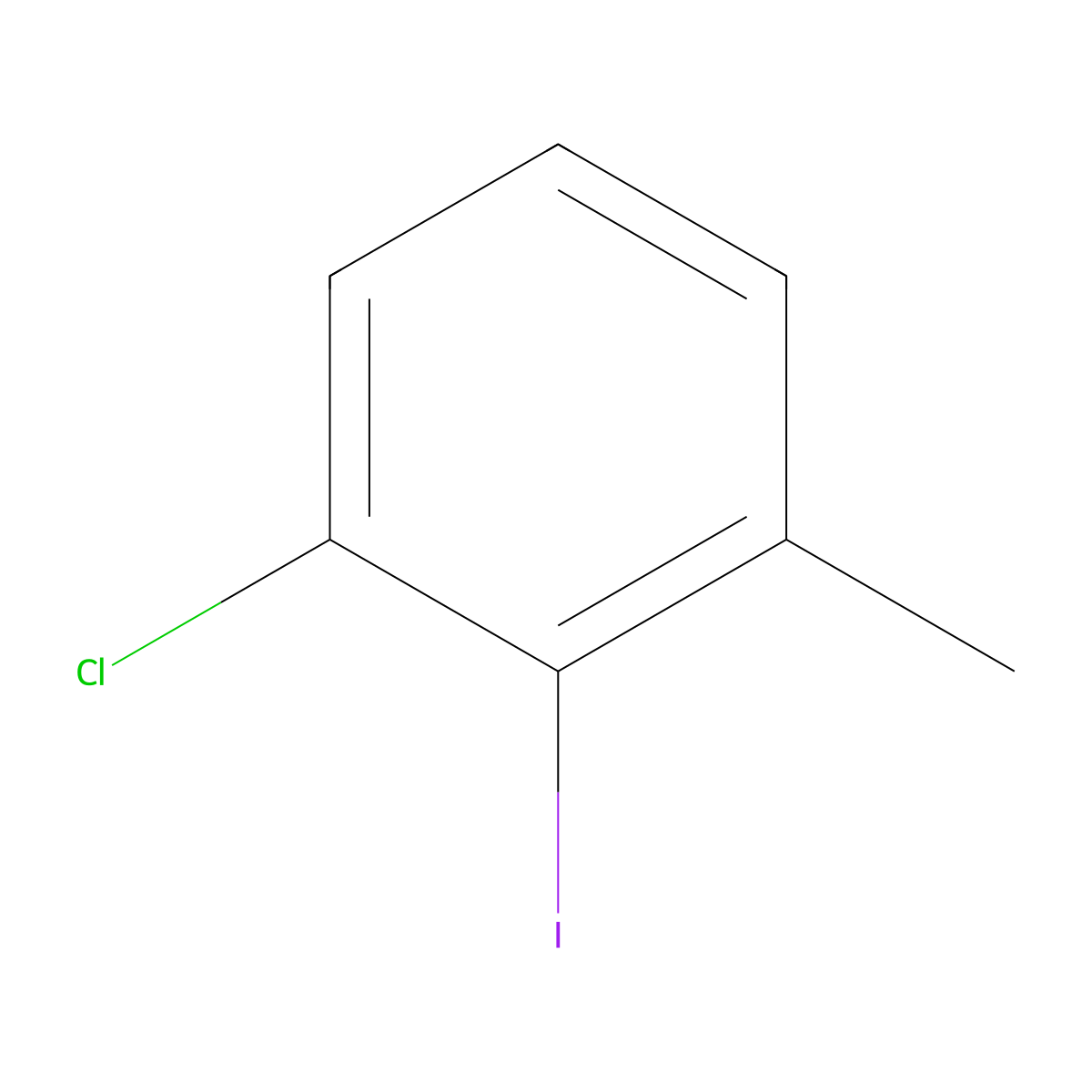 3-Chloro-2-iodotoluene molecular structure, CAS 5100-98-1