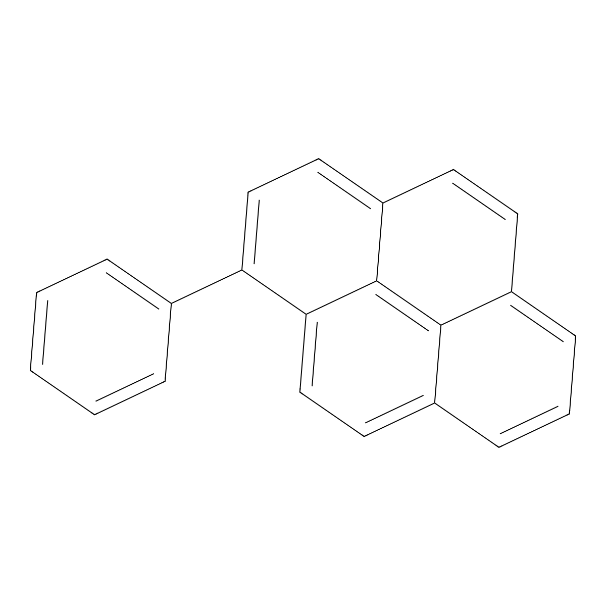 1-Phenylpyrene molecular structure, CAS 5101-27-9