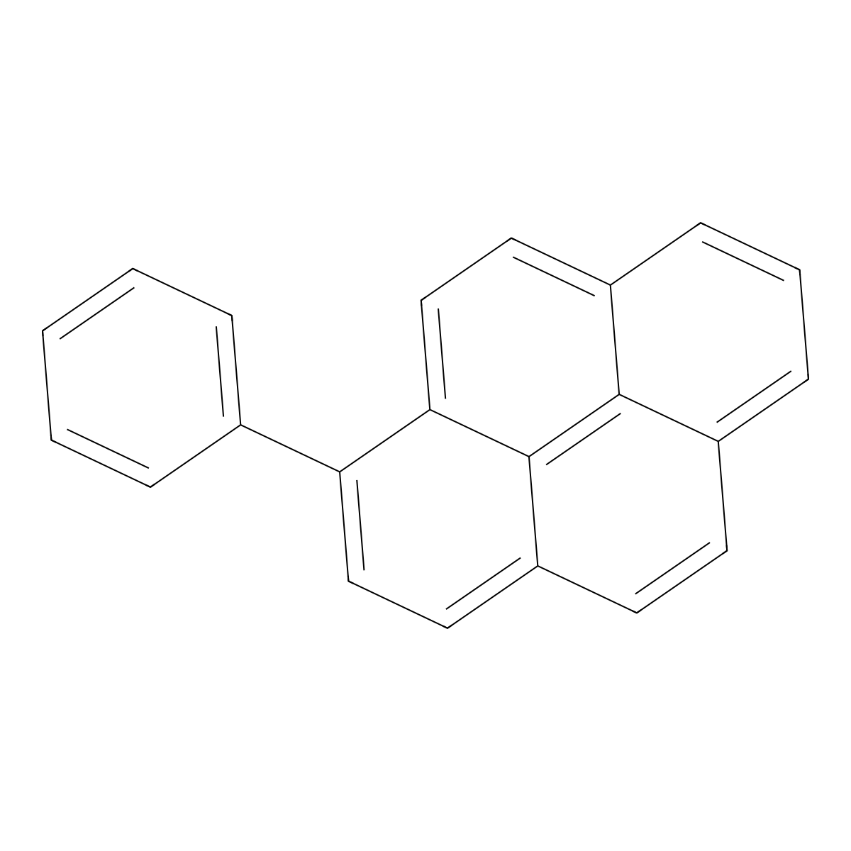 1-Phenylpyrene molecular structure, CAS 5101-27-9
