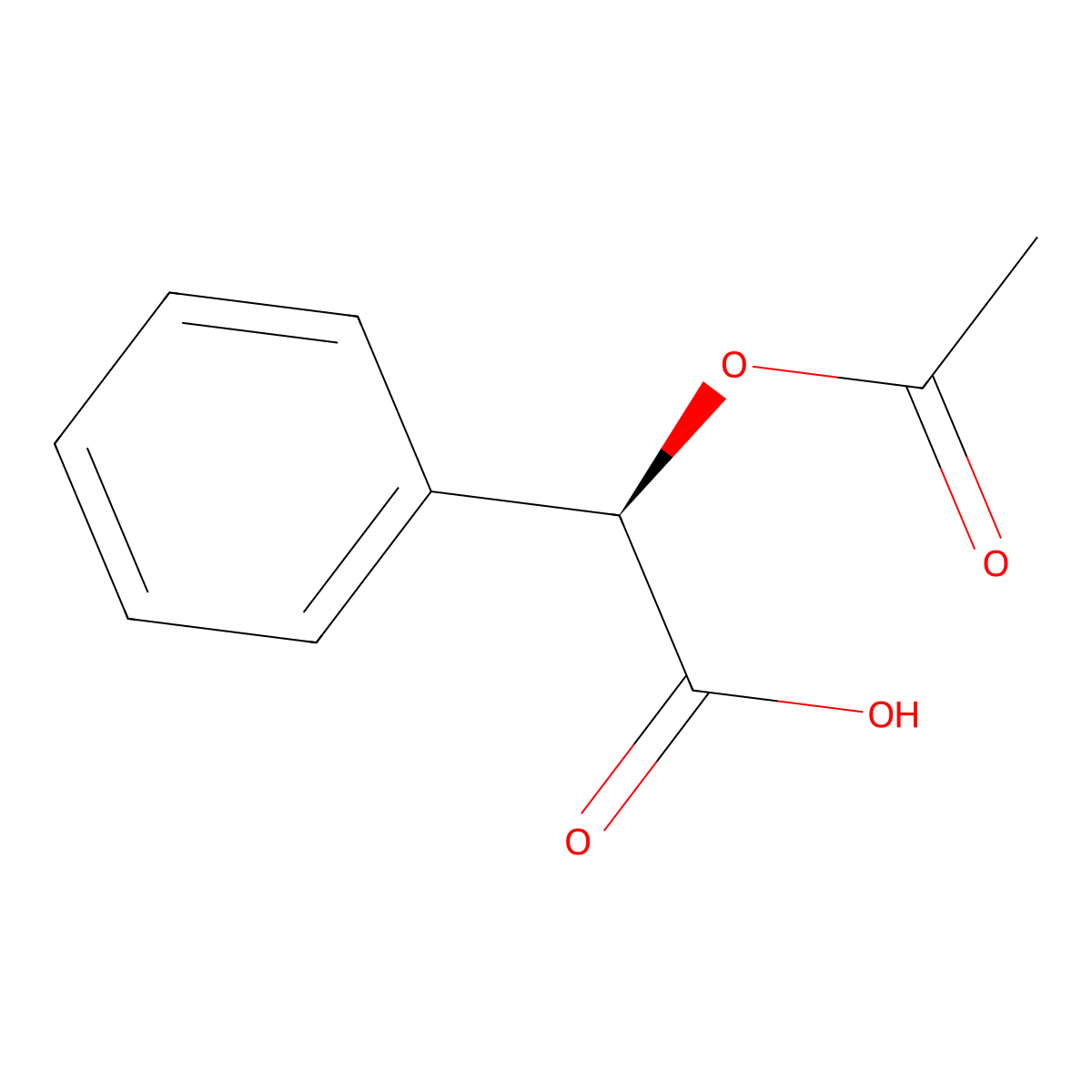 (R)-2-acetoxy-2-phenylacetic acid molecular structure, CAS 51019-43-3