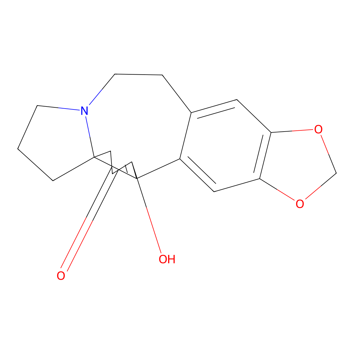 Demethylcephalotaxinone molecular structure, CAS 51020-45-2