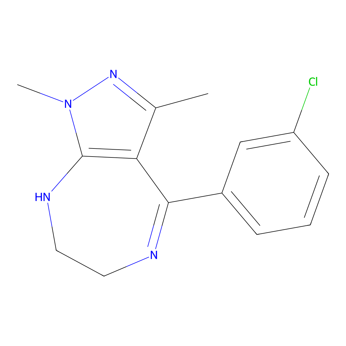 Zometapine molecular structure, CAS 51022-73-2