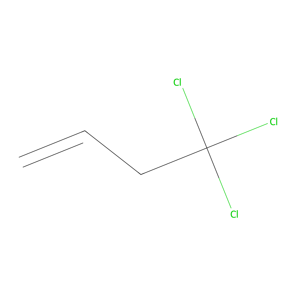 Trichlorobutene molecular structure, CAS 51023-22-4