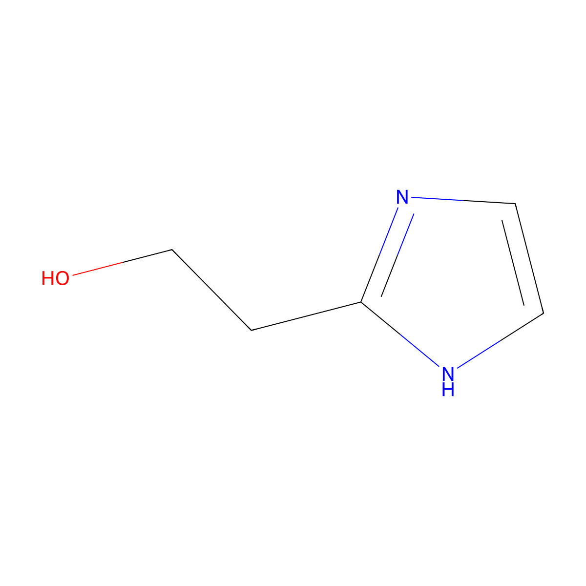 2-(1H-imidazol-2-yl)ethan-1-ol molecular structure, CAS 51036-79-4