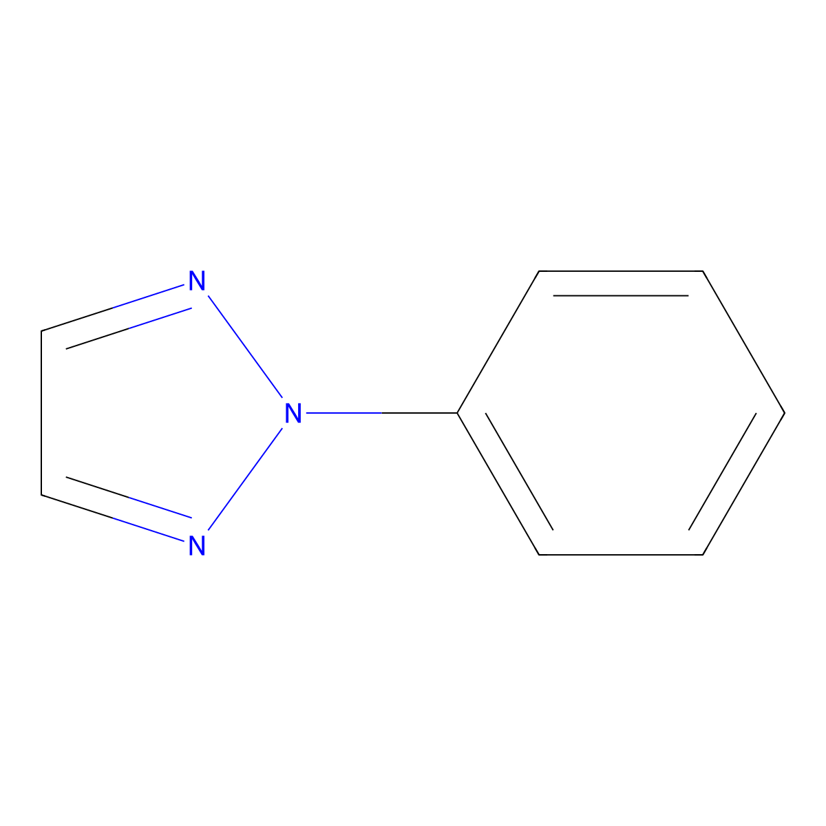 2-Phenyl-1,2,3-triazole molecular structure, CAS 51039-49-7