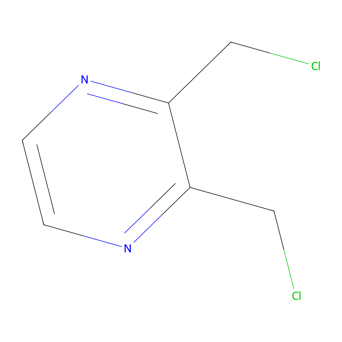 2,3-Bis(chloromethyl)pyrazine molecular structure, CAS 51043-75-5
