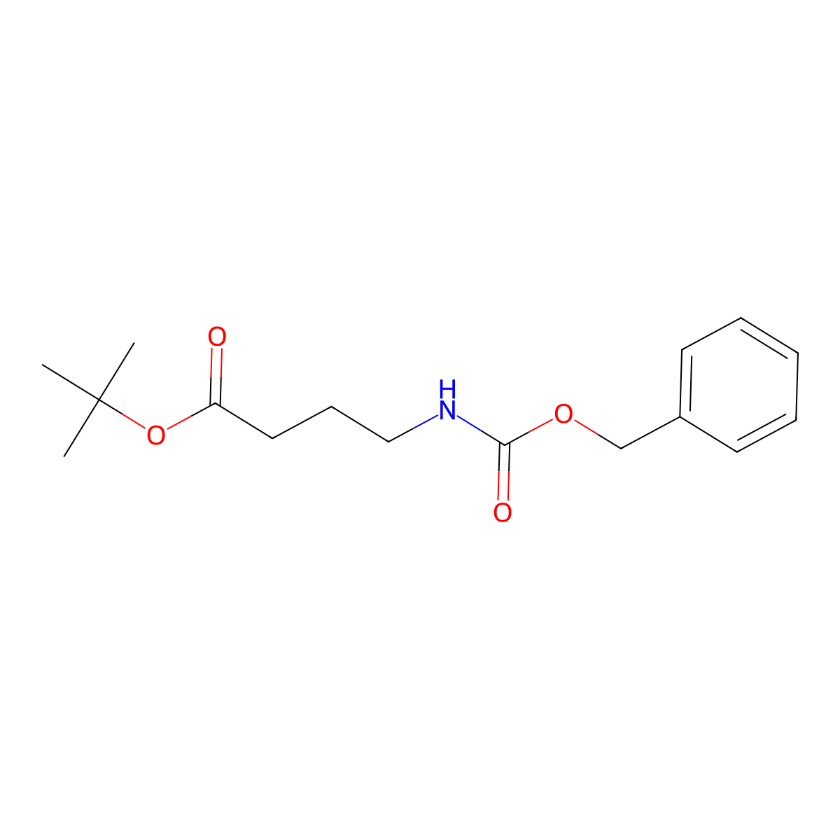 tert-Butyl N-Cbz-4-aminobutanoate molecular structure, CAS 5105-79-3