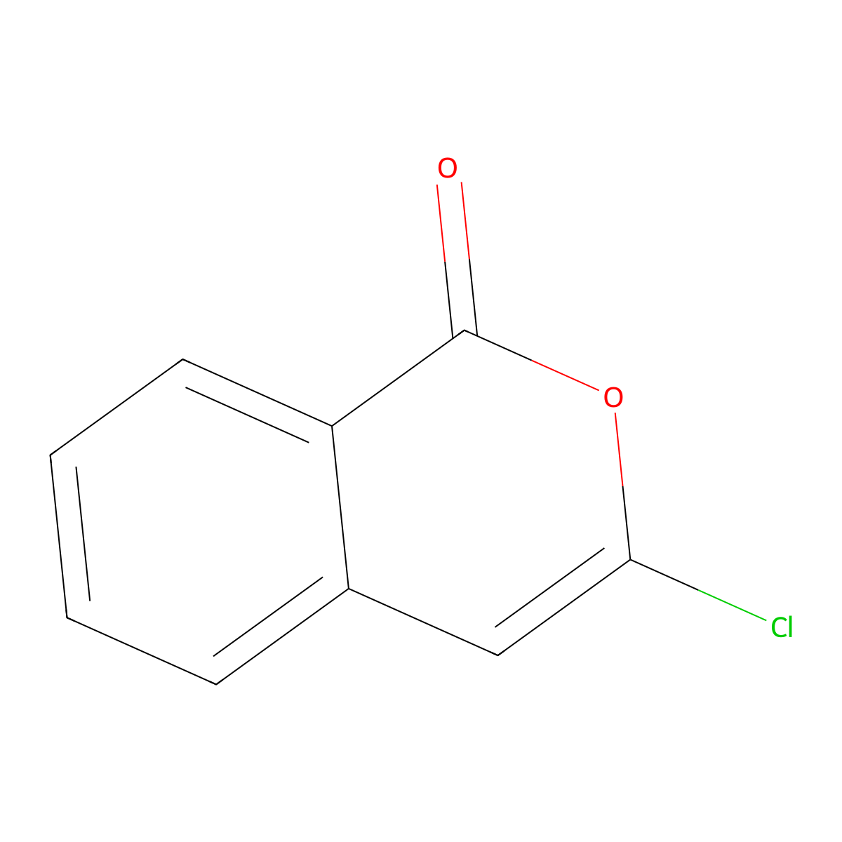 3-Chloroisocoumarin molecular structure, CAS 51050-54-5