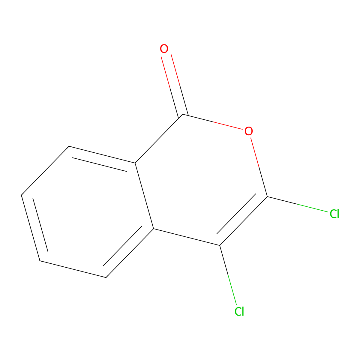 3,4-Dichloroisocoumarin molecular structure, CAS 51050-59-0