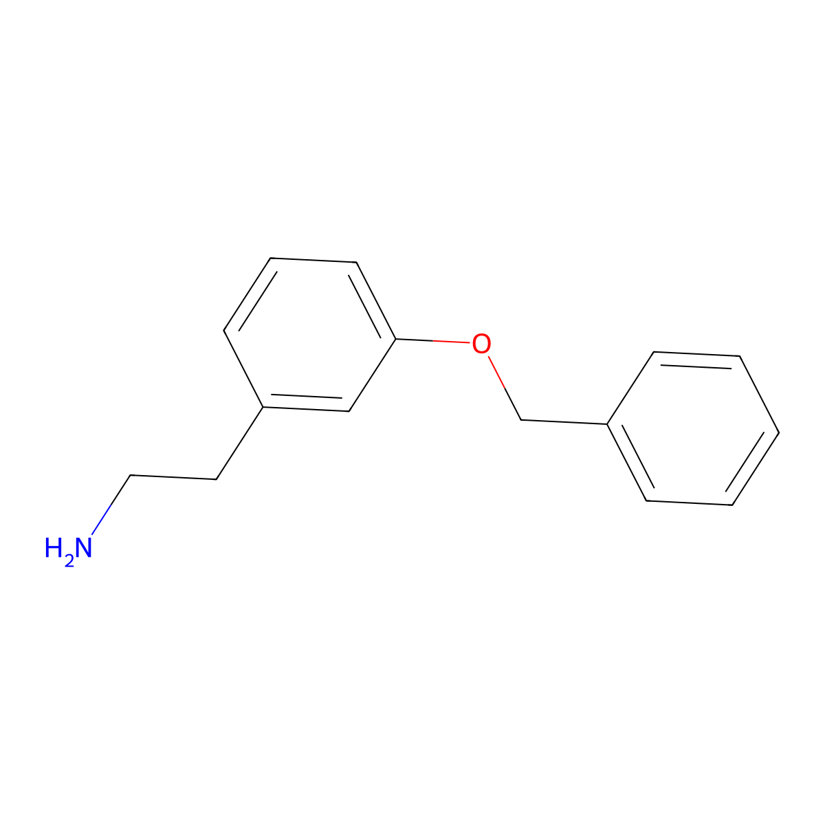 2-(3-(Benzyloxy)phenyl)ethanamine molecular structure, CAS 51061-22-4