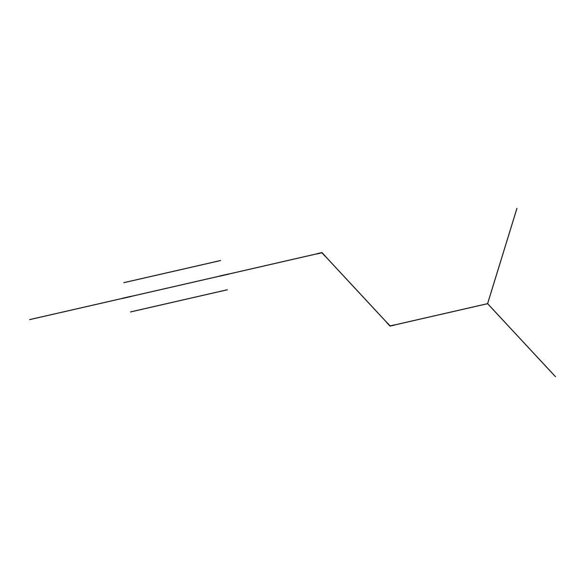6-Methyl-2-heptyne molecular structure, CAS 51065-64-6