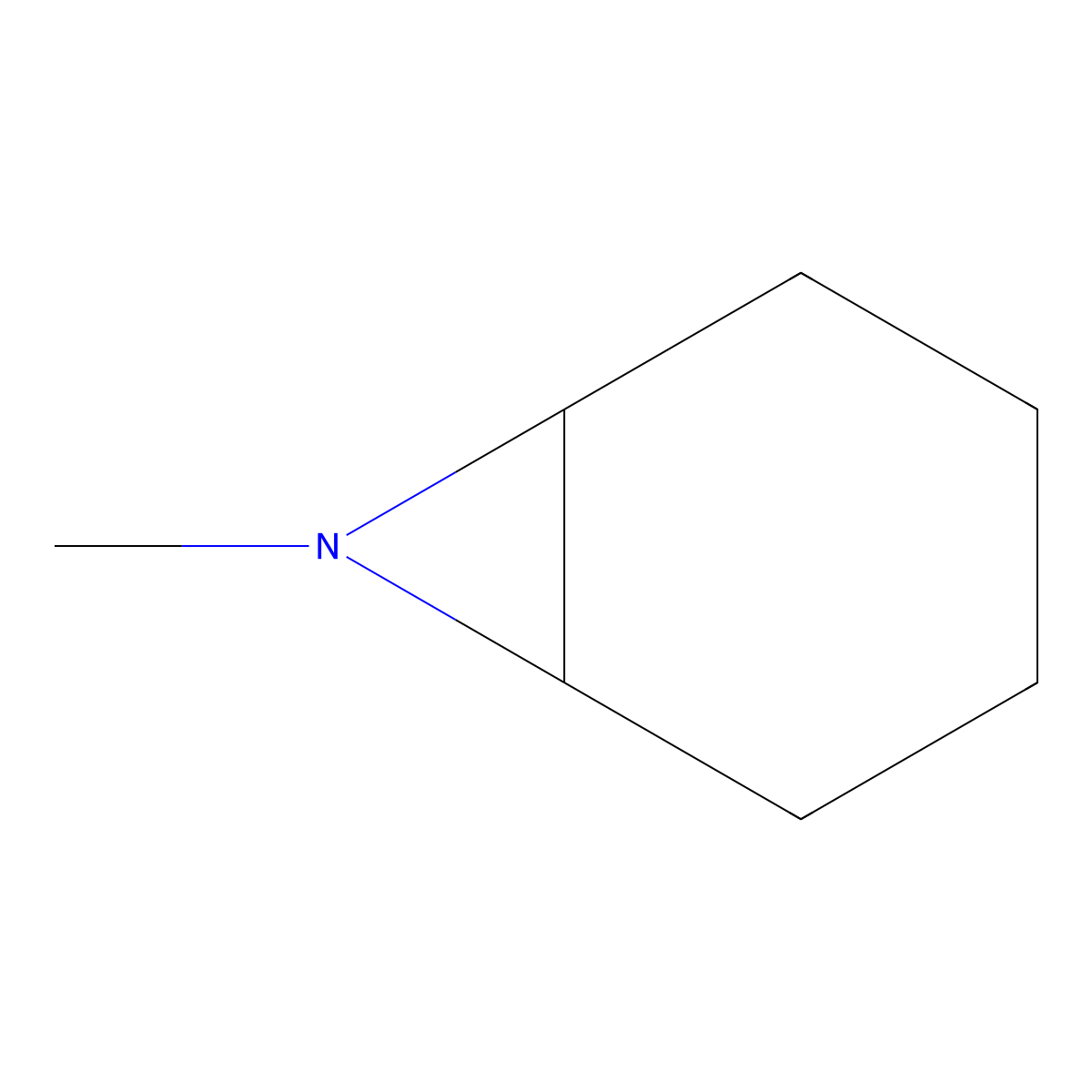 7-Methyl-7-azabicyclo[4.1.0]heptane molecular structure, CAS 51066-08-1