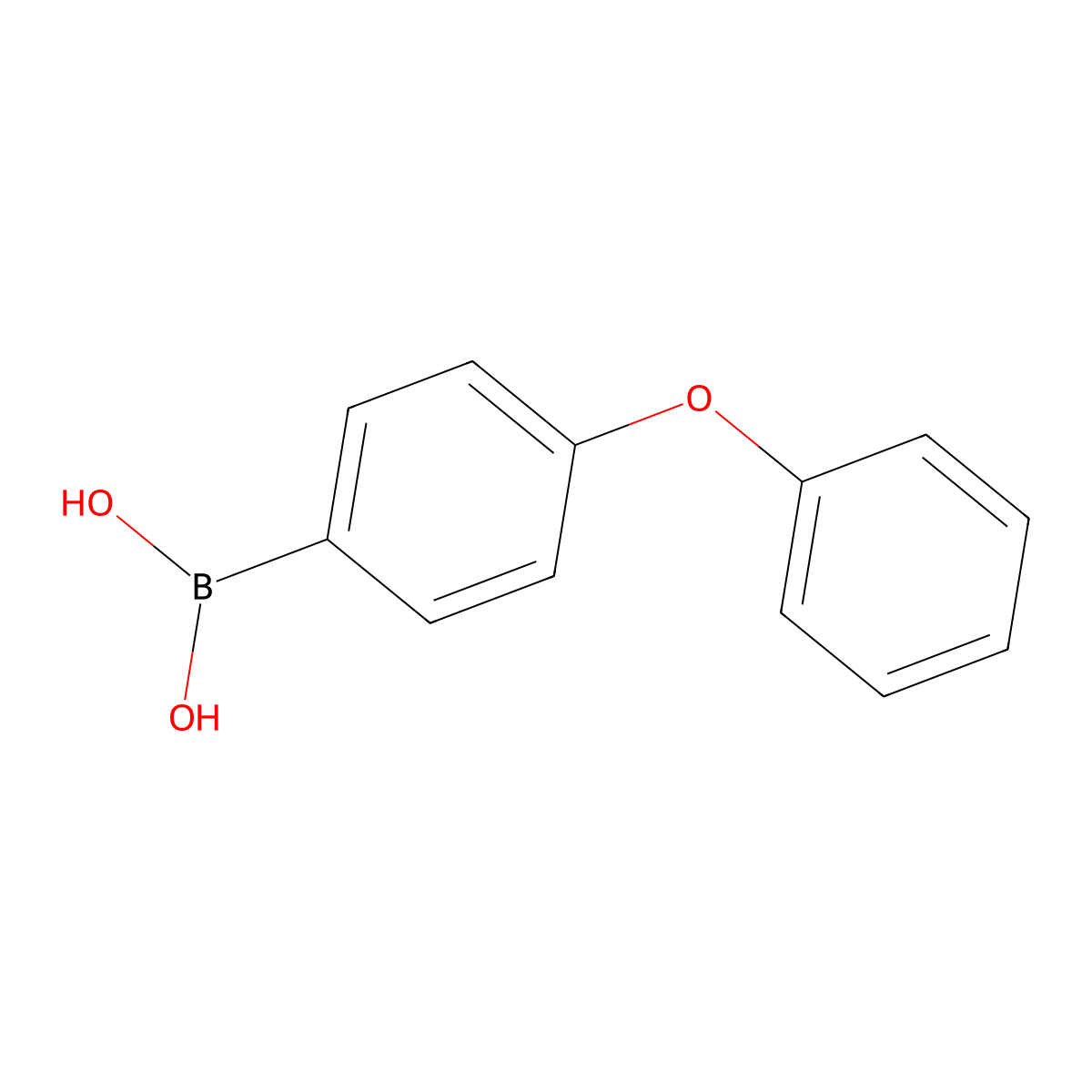 4-Phenoxyphenylboronic acid molecular structure, CAS 51067-38-0