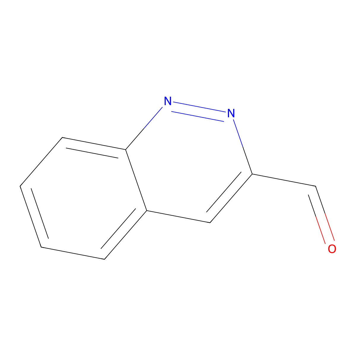 Cinnoline-3-carbaldehyde molecular structure, CAS 51073-57-5