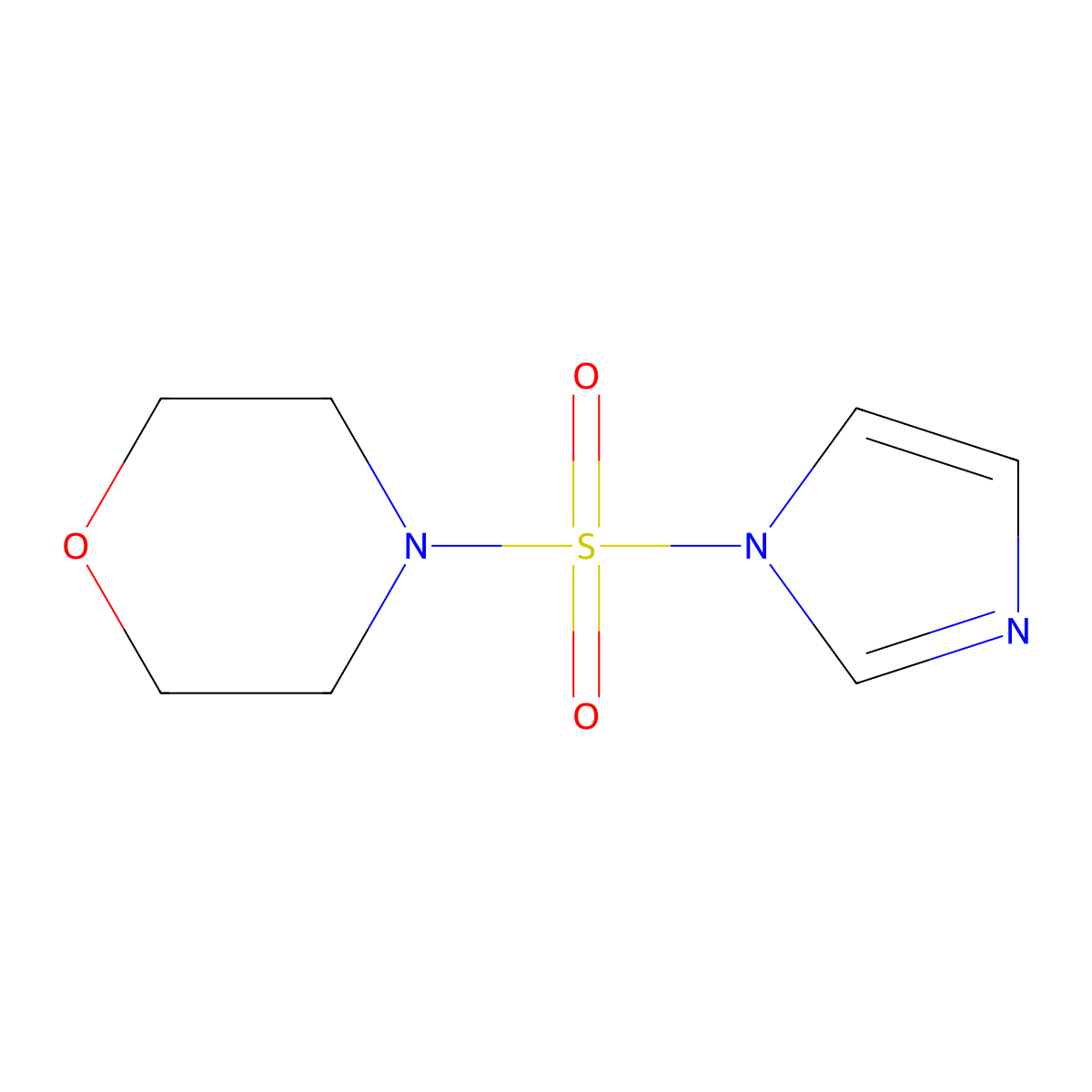 4-(1H-imidazol-1-ylsulfonyl)morpholine molecular structure, CAS 510734-45-9