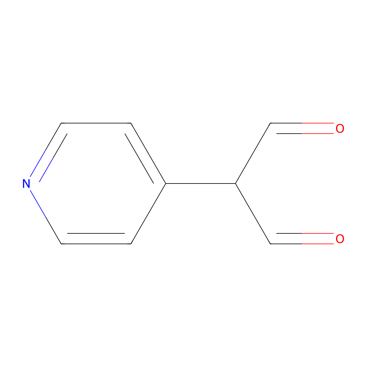 2-(Pyridin-4-yl)malonaldehyde molecular structure, CAS 51076-46-1
