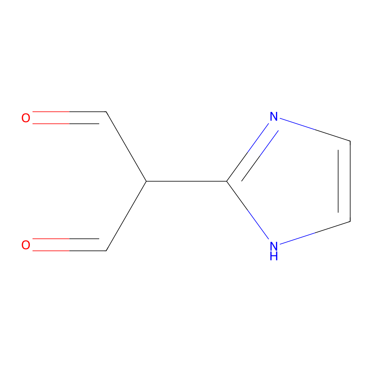2-(1H-imidazol-2-yl)-malonaldehyde molecular structure, CAS 51076-59-6