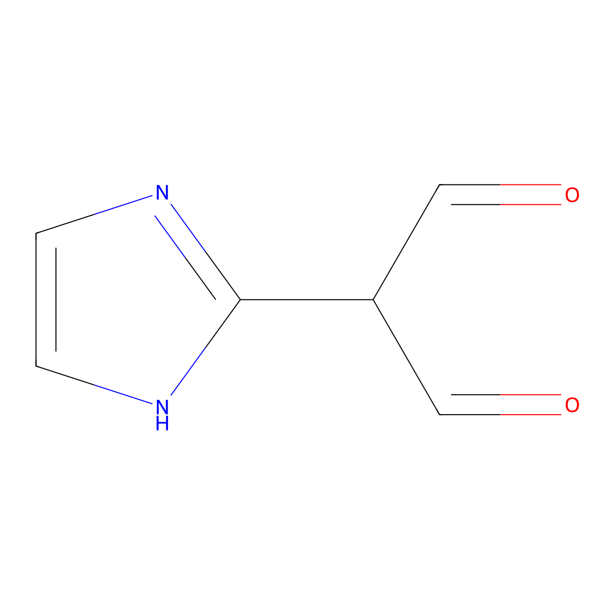2-(1H-imidazol-2-yl)-malonaldehyde molecular structure, CAS 51076-59-6