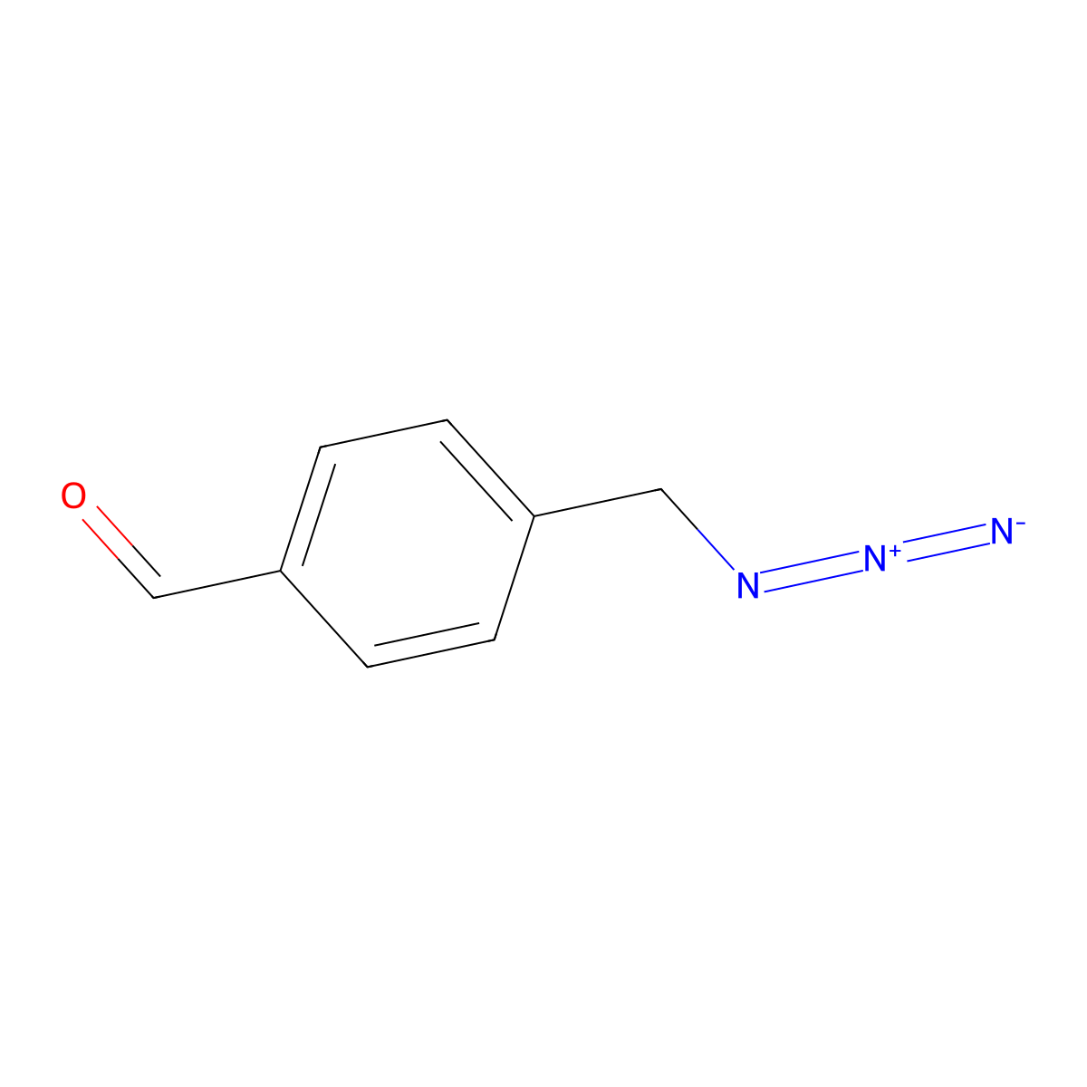 4-(Azidomethyl)benzaldehyde molecular structure, CAS 510772-10-8