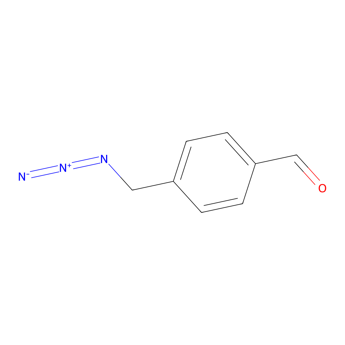 4-(Azidomethyl)benzaldehyde molecular structure, CAS 510772-10-8
