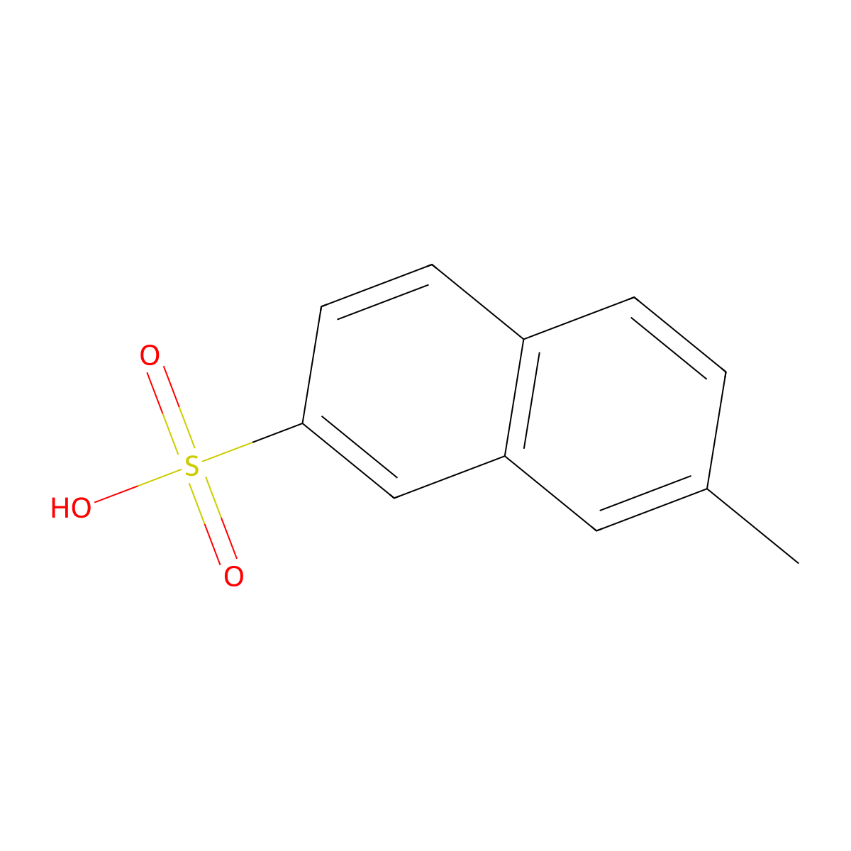 7-Methyl-2-naphthalenesulfonic acid molecular structure, CAS 51084-19-6