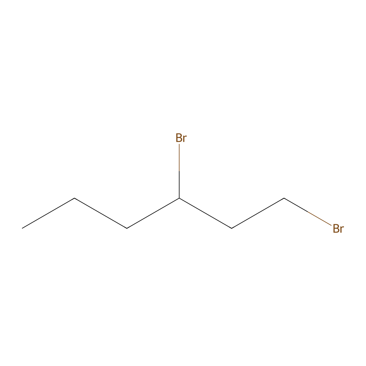 1,3-Dibromohexane molecular structure, CAS 51104-99-5