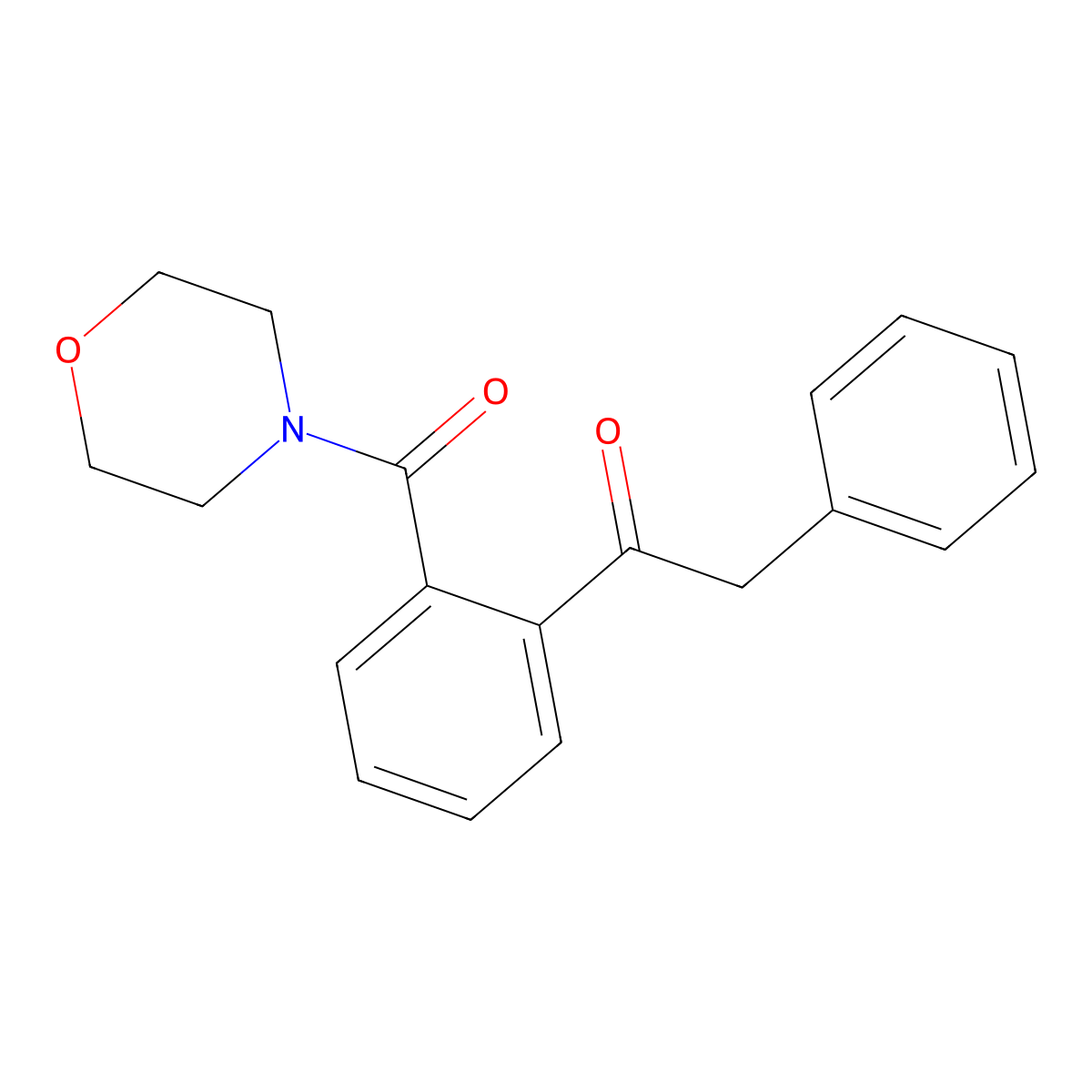 4-(2-(Phenylacetyl)benzoyl)morpholine molecular structure, CAS 51107-07-4