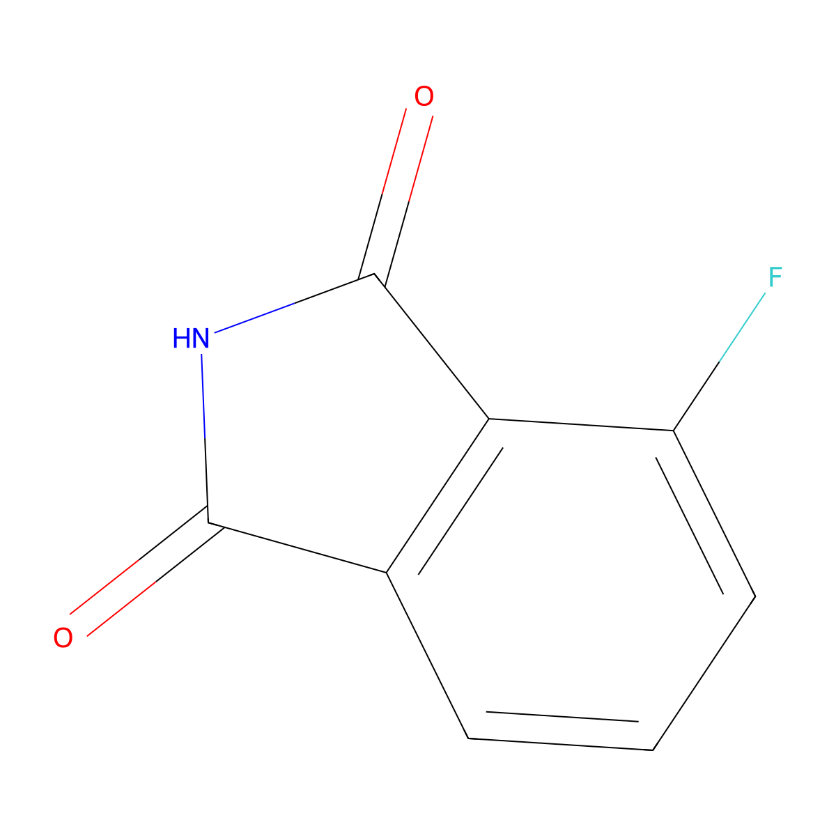 4-Fluoro-1H-isoindole-1,3(2H)-dione molecular structure, CAS 51108-29-3
