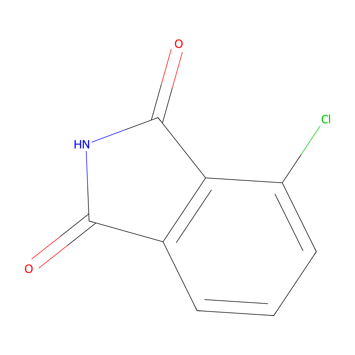 4-Chloroisoindoline-1,3-dione molecular structure, CAS 51108-30-6