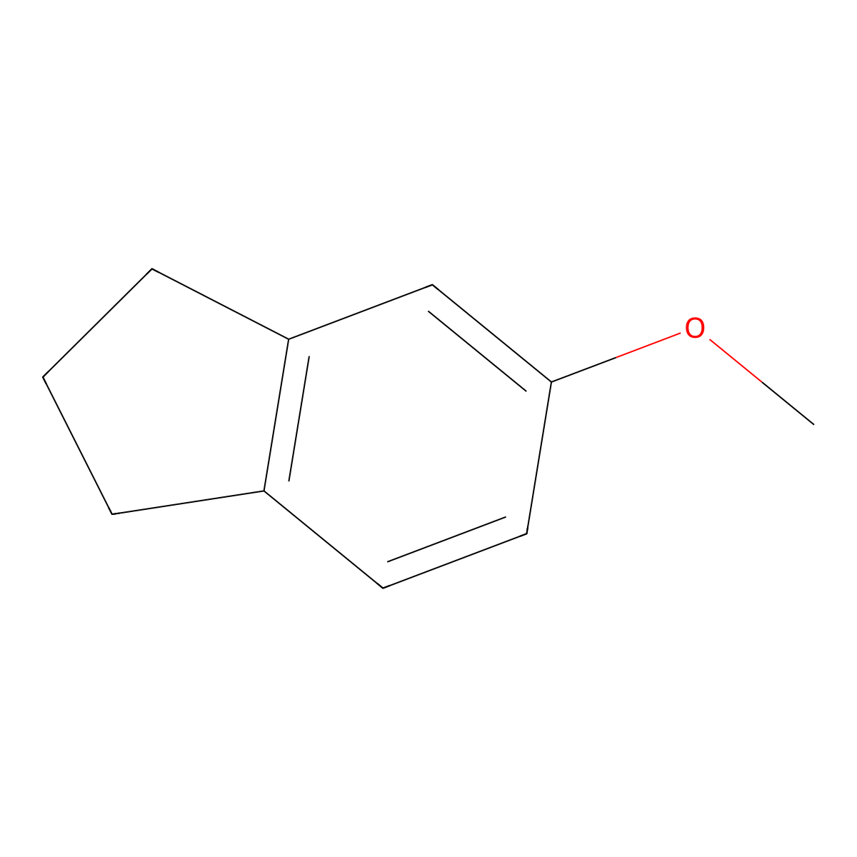 5-Methoxyindan molecular structure, CAS 5111-69-3