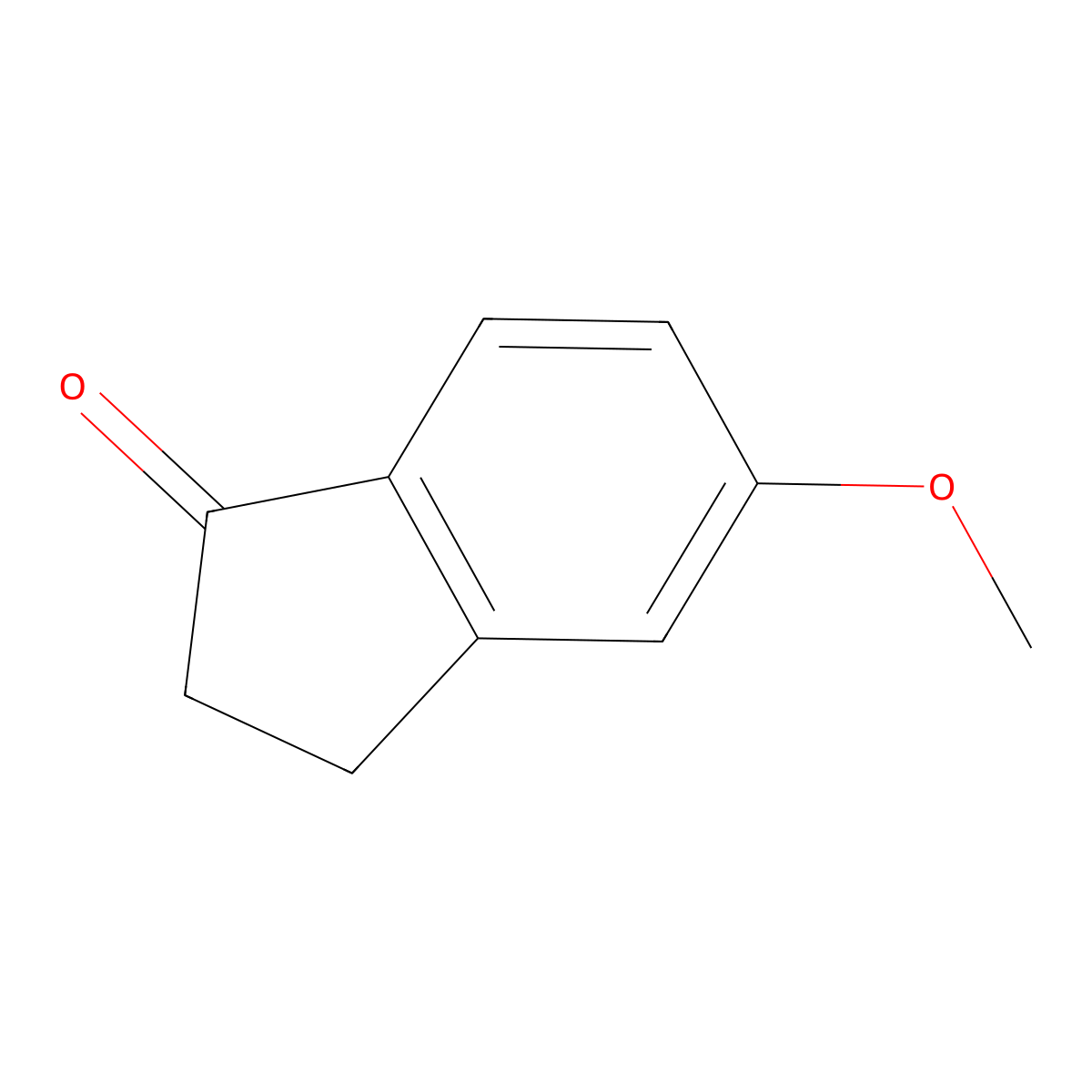 5-Methoxyindan-1-one molecular structure, CAS 5111-70-6