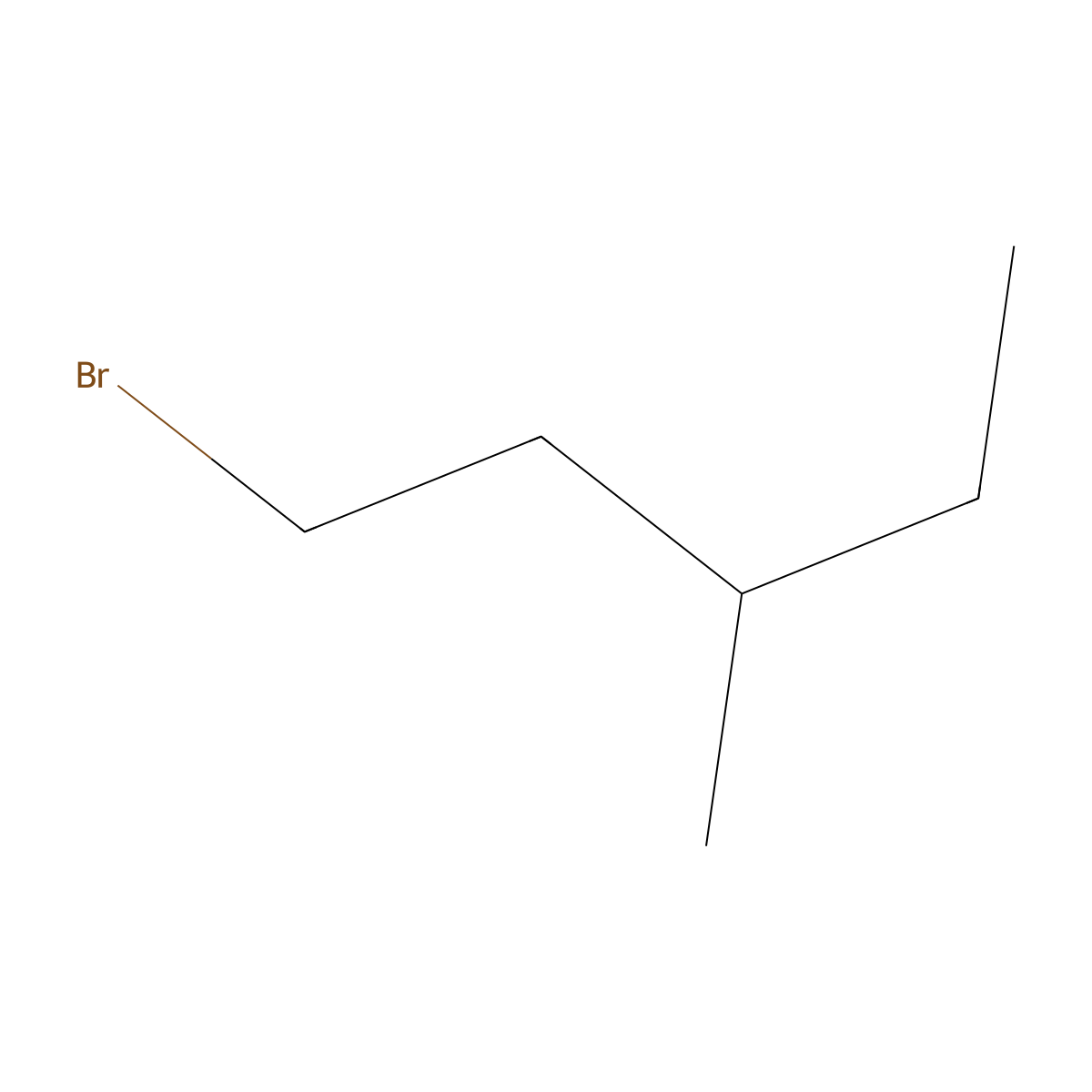 1-Bromo-3-methylpentane molecular structure, CAS 51116-73-5